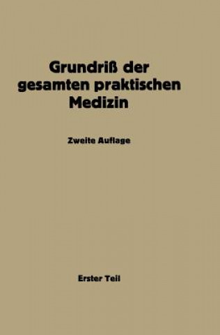 Kniha Grundriss Der Gesamten Praktischen Medizin NA Müller