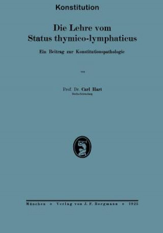 Carte Die Lehre Vom Status Thymico-Lymphaticus NA Hart