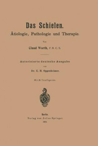 Книга Das Schielen Claud Worth