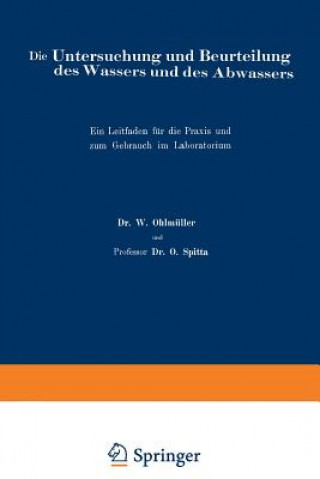 Carte Untersuchung Und Beurteilung Des Wassers Und Des Abwassers W. Ohlmüller