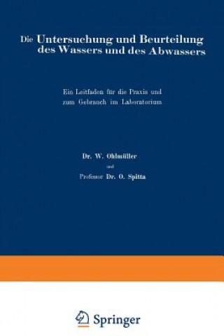 Libro Untersuchung Und Beurteilung Des Wassers Und Des Abwassers W. Ohlmüller