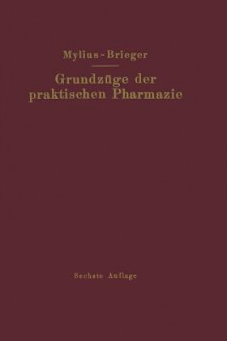 Carte Grundzuge Der Praktischen Pharmazie Richard Brieger