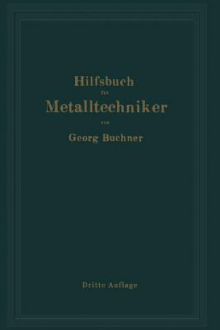 Carte Hilfsbuch F r Metalltechniker Georg Büchner