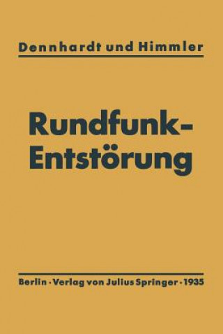 Carte Leitfaden Der Rundfunkentst rung E.H. Dennhardt