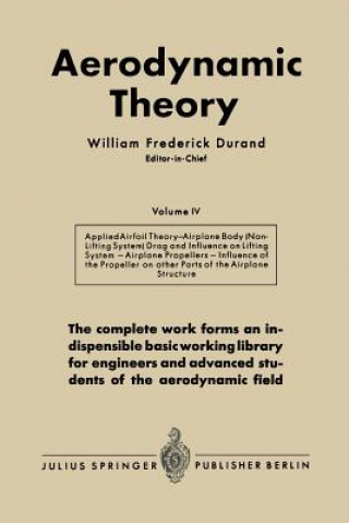 Könyv Aerodynamic Theory William Frederick Durand