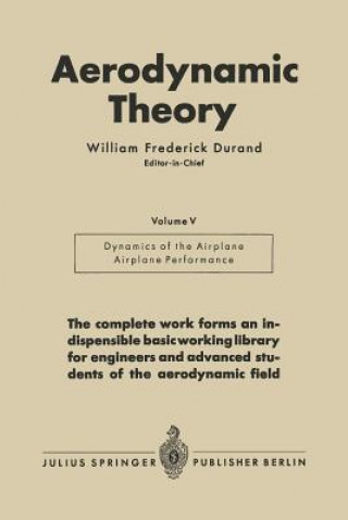 Kniha Aerodynamic Theory William Frederick Durand