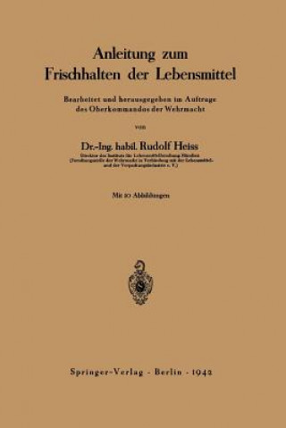 Carte Anleitung Zum Frischhalten Der Lebensmittel Rudolf Heiss