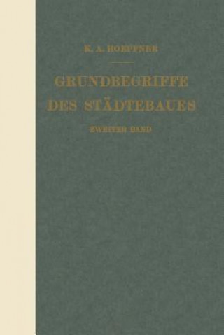 Buch Grundbegriffe Des Stadtebaues K. A. Hoepfner