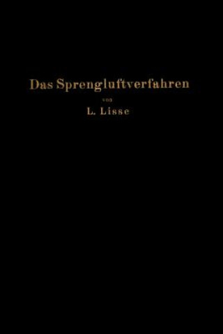 Livre Das Sprengluftverfahren Leopold Lisse