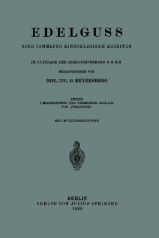 Książka Edelguss G. Meyersberg