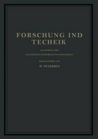 Книга Forschung Und Technik W. Petersen