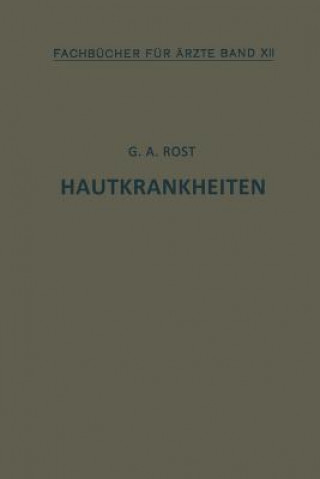Kniha Hautkrankheiten Alexander Rost