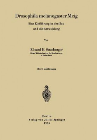 Knjiga Drosophila Melanogaster Meig Eduard H. Strasburger