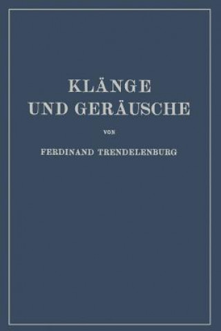 Kniha Klange Und Gerausche NA Trendelenburg