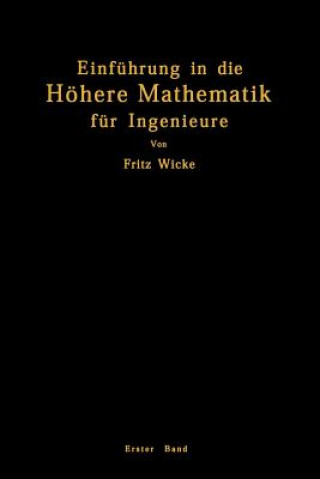 Libro Einf hrung in Die H here Mathematik Fritz Wicke