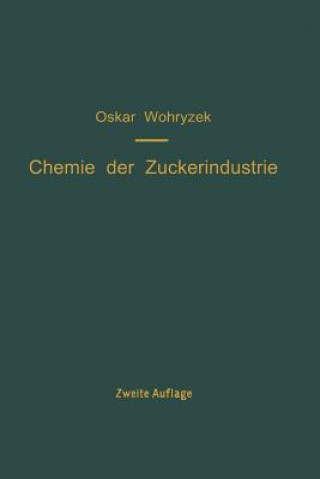 Carte Chemie Der Zuckerindustrie O. Wohryzek