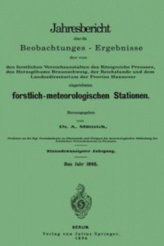 Kniha Jahresbericht über die Beobachtungs-Ergebnisse A. Müttrich