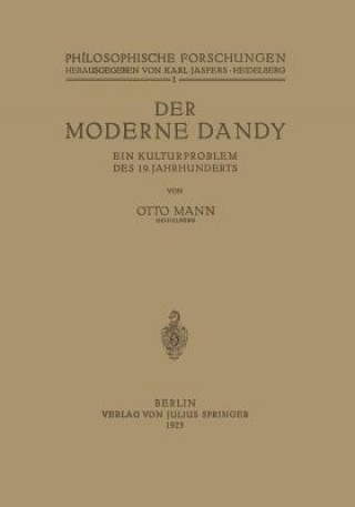 Könyv Der Moderne Dandy Otto Mann