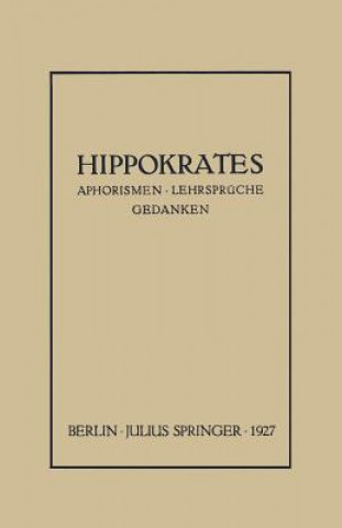 Libro Hippokrates NA Hippokrates