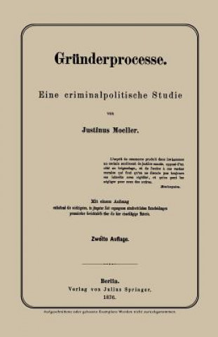 Book Grunderprocesse Justinus Moeller