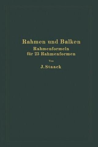 Kniha Rahmen Und Balken Jürgen Staack