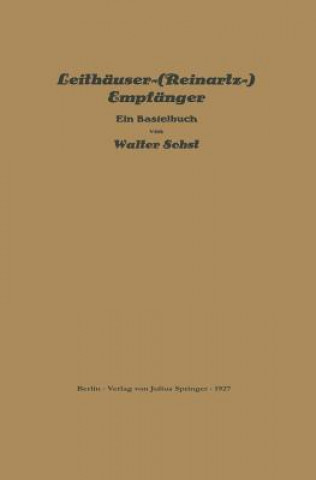 Könyv Leithauser-(Reinartz-) Empfanger Walter Sohst