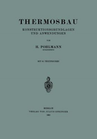 Kniha Thermosbau H. Pohlmann