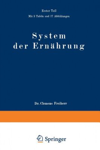 Kniha System Der Ern hrung Clemens Pirquet