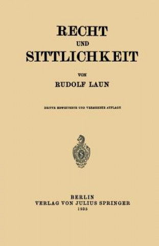 Carte Recht Und Sittlichkeit Rudolf Laun