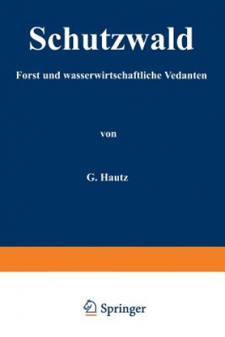 Book Schutzwald H. Kantz