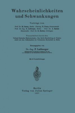 Kniha Wahrscheinlichkeiten Und Schwankungen Marianus Czerny