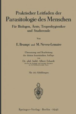 Carte Praktischer Leitfaden Der Parasitologie Des Menschen Emile Brumpt
