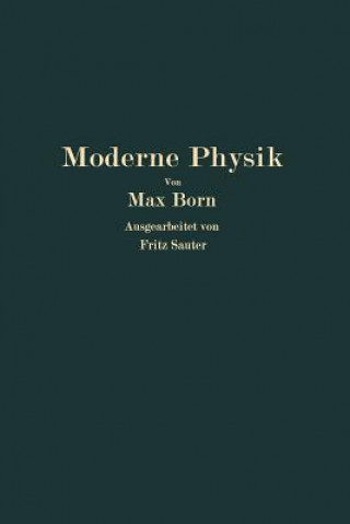 Kniha Moderne Physik Max Born