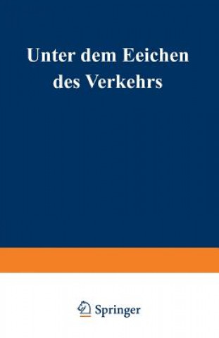 Könyv Unter Dem Zeichen Des Verkehrs NA Billig