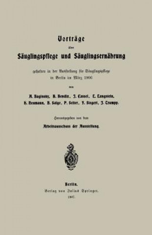 Book Vortr ge  ber S uglingspflege Und S uglingsern hrung Adolf Baginsky