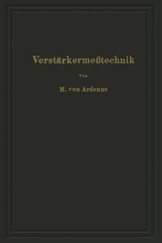 Buch Verstarkermesstechnik Manfred von Ardenne