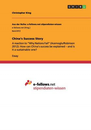 Kniha China's Success Story Christopher King