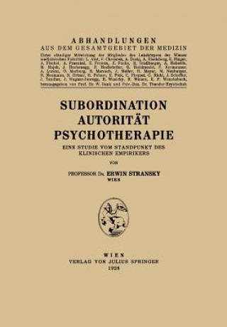 Carte Subordination Autorit t Psychotherapie Erwin Stransky