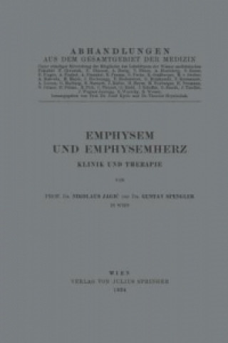 Book Emphysem und Emphysemherz Nikolaus Jagiac