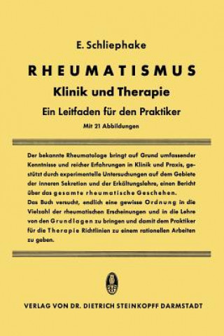 Könyv Rheumatismus Erwin Schliephake