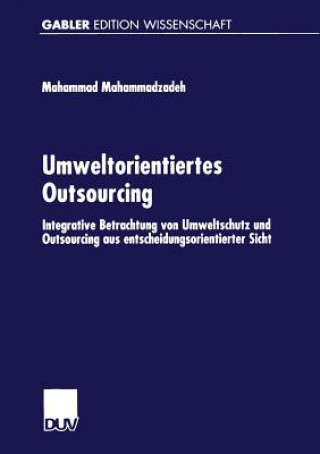 Kniha Umweltorientiertes Outsourcing Mahammad Mahammadzadeh