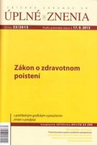 Książka UZZ 35/2013 Zákon o zdravotnom poistení 