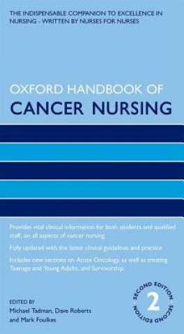 Carte Oxford Handbook of Cancer Nursing Mark Tadman
