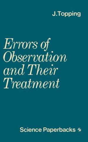 Kniha Errors of Observation and their Treatment J. Topping