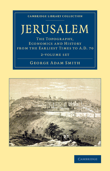 Book Jerusalem 2 Volume Set George Adam Smith