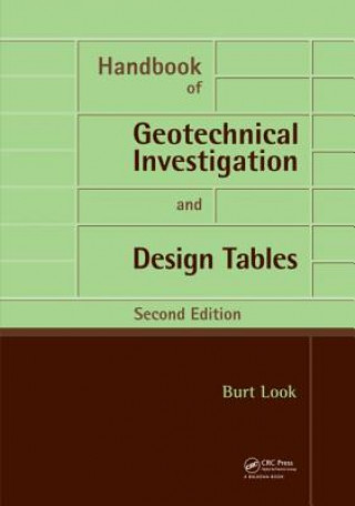 Book Handbook of Geotechnical Investigation and Design Tables Burt G Look