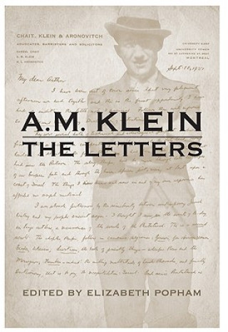 Knjiga A.M. Klein: The Letters A M Klein