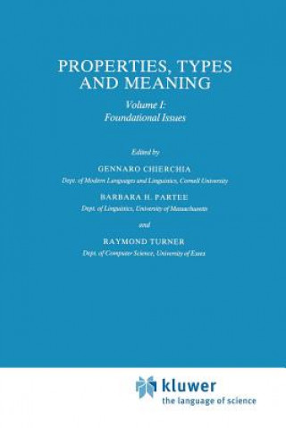 Book Properties, Types and Meaning G. Chierchia