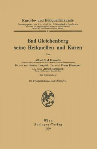 Βιβλίο Kurorte- Und Heilquellenkunde Alfred Brusselle