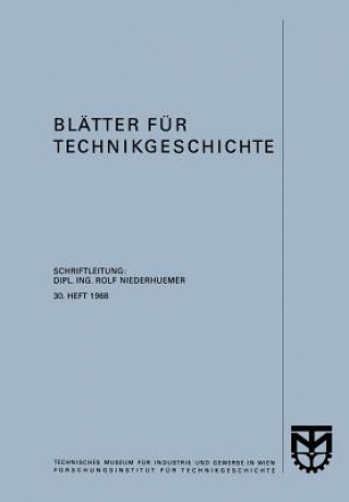 Книга Bl tter F r Technikgeschichte 